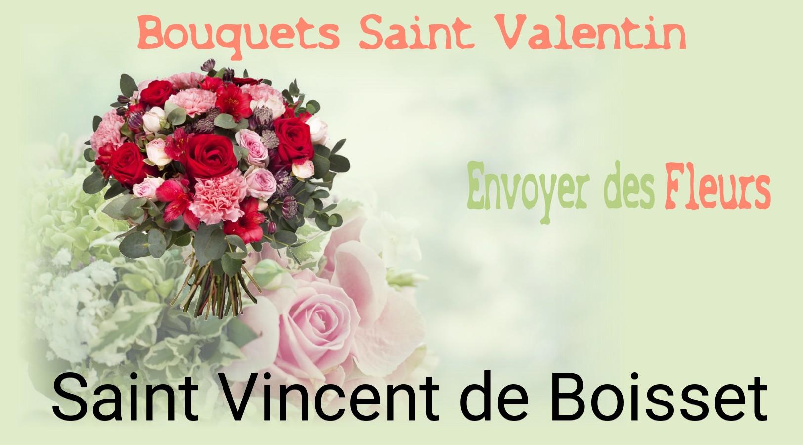 Roses de Saint-Valentin livrées à Saint-Vincent-de-Boisset